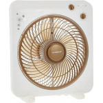 Olsenmark Box Fan, 12 Inch - 3 Speed Setting - 5 Leaf Strong Blade - Timer Function OMF1759  OMF1759