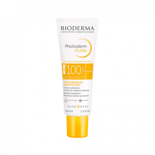 BIODERMA - Photoderm Fluid Sunscreen Cream SPF 100, Sensitive Skin, 40 ml