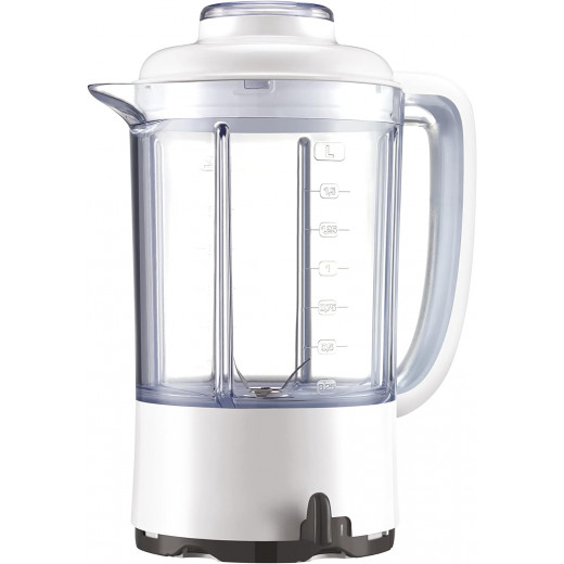 Moulinex La Moulinette Chopper With Blender, 1000 Watt, White - Dpa241