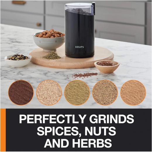 Krups (F2034251) Electric Spice and Coffee Grinder Stainless Steel - Black