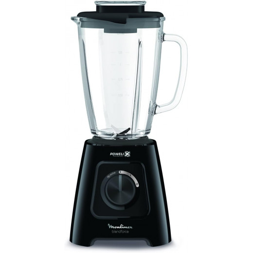 Moulinex Blender, BlendForce 2, 1.25 L Blender Mixer,, 600 W, LM42R827