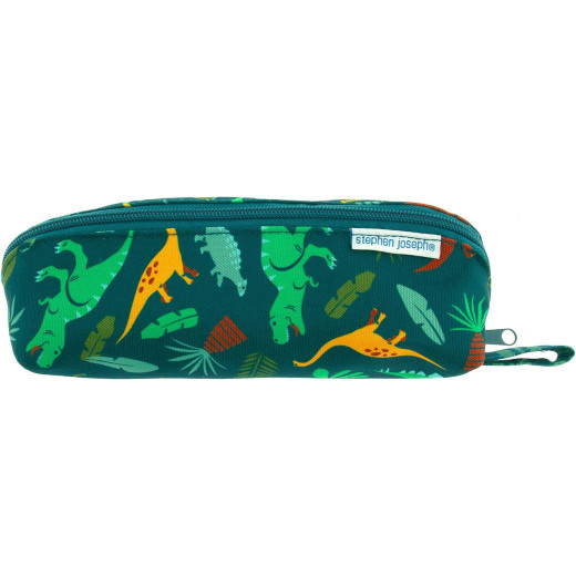 Stephen Joseph All Over Printed Pencil Pouch, Dino