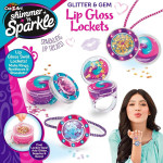 Cra-Z-Art Shimmer 'N Sparkle Glitter & Gem Lip Gloss Locket SNS-65548