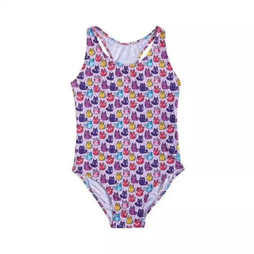 Slipstop Cup Cats Swimsuit Children's Swimsuit 6-7  years