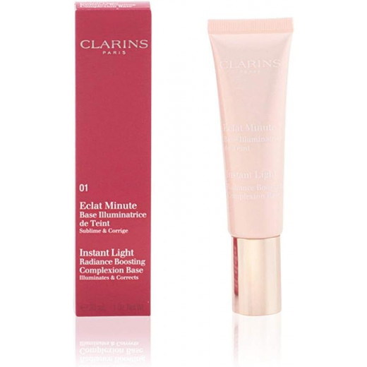 Clarins Instant Light Radiance Boosting Complexion Base - 03 Peach, 30 Ml,