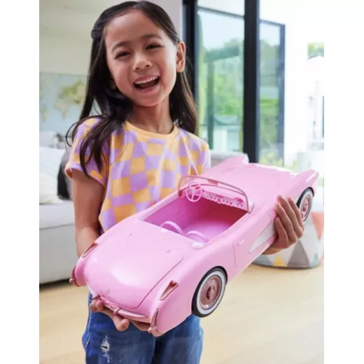 Barbie The Movie Collectible Car, Pink Corvette Convertible Remote Control NIB