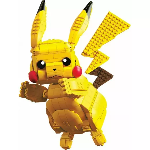 NEW Mega Construx FVK81 Pokemon Jumbo Pikachu Building Set poseable