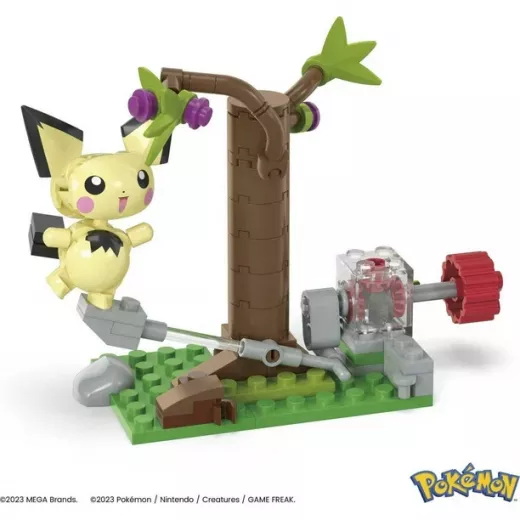 Mega Construx Pokémon Building Set - Pichu's Forest Forage