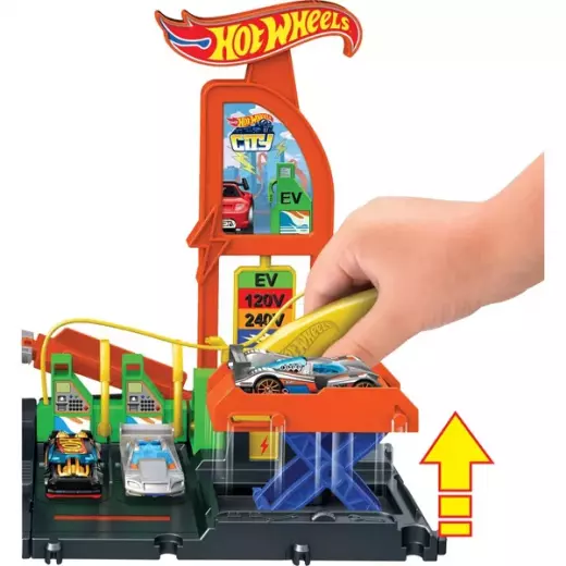 Hot Wheels City Super Recharge Fuel Station