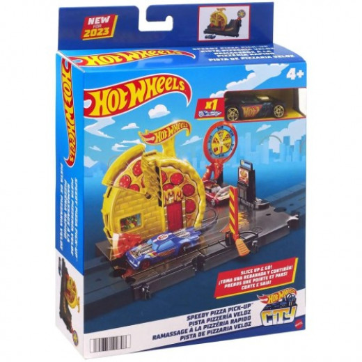 Mattel Hot Wheels City Speedy Pizza Pick-Up