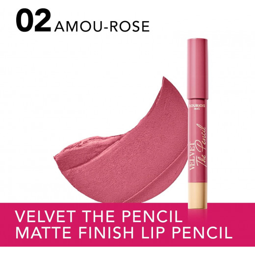 Bourjois Velvet Lip Pencil 02 Amou-Rose