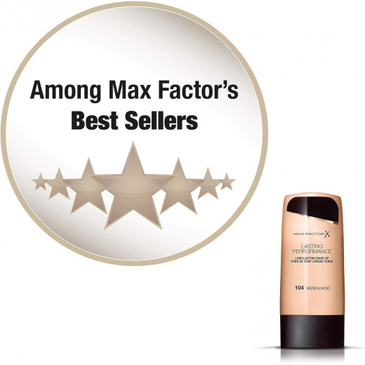 Max Factor Lasting Performance, Liquid Foundation, 35 ml, 104 Warm Almond