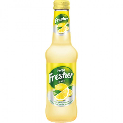 Fresher Sparkling Fruit Drink - With Vitamins, Lemon , 250 ml