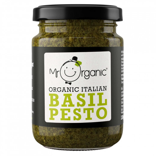 Mr Organic Delicious Mr. Basil Pesto - 130 gm