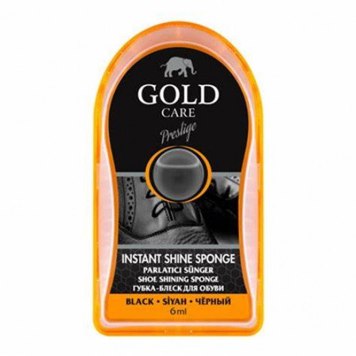 Gold Care Sponge Prestige Clear Shoes Polish 6ml Plastic