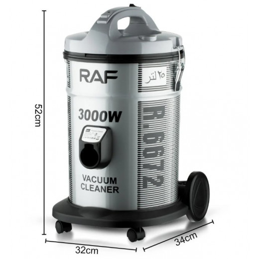 Raf Rod Type Vacuum Cleaner 3000W 25L Large