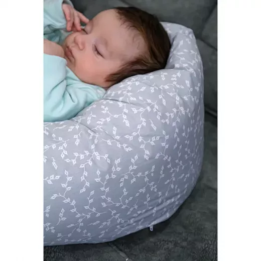 Babyjem - Flower Functional Mother & Baby Pillow - Gray