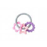 Babyjem Silicone Ring Baby Teether – Pink