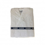 Cannon Plain Bathrobe 100% Cotton, M, White, 1 Piece