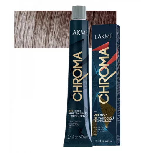 Lakme Chroma Cream Hair Color 8/17 Blue Ash Light Blonde