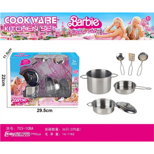 Barbie New Style Stainless Steel Cutlery Set