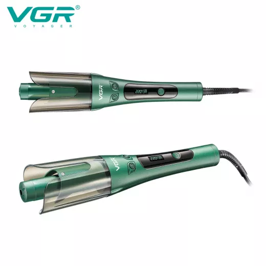 VGR Professional Hair Curler, Rotating Curling Iron with 1 inch Large Barrel