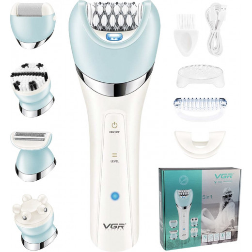 VGR 5n1 Multifunctional Epilator Set