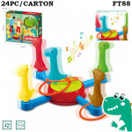 Electric Music Dinosaur Hoop Game