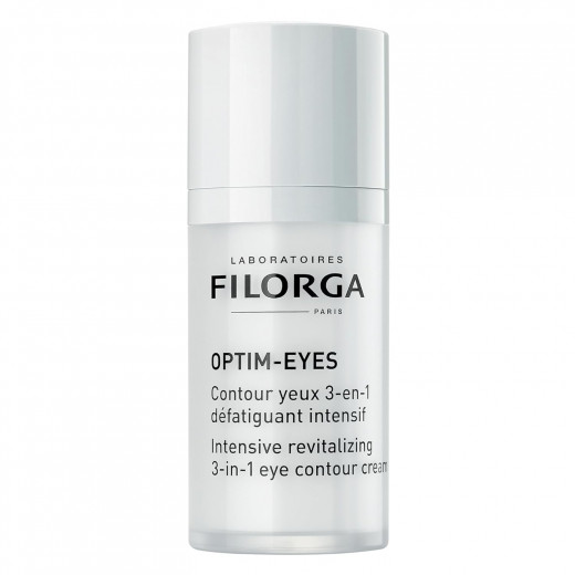 Filorga Optim-Eyes Eye Cream, Revitalizing 3-in-1 Skin Treatment for Rapid Reduction of Dark Circles 15 Ml