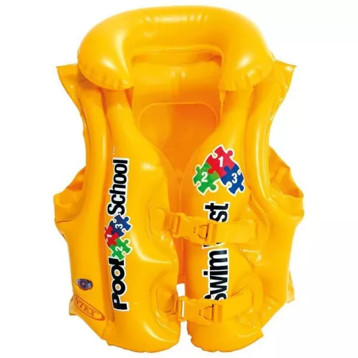 Intex Deluxe Swim Vest Pool School Ages 3-6