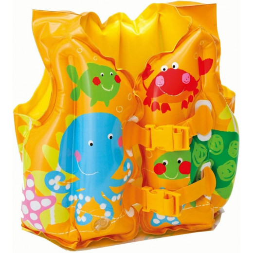 Intex 1 Pack Tropical Buddies Swim Vest Ages 3-5