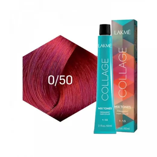 Lakme Collage Mix Tones Red Cream Hair Color 0/50