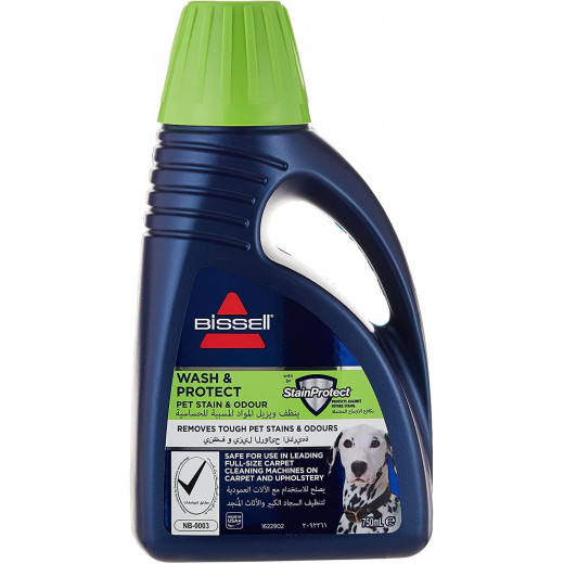 Bissell Wash & Protect Carpet Pet Stain & Odor Cleaning Formula, 750ml