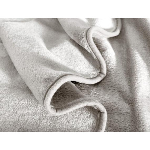 lMadame Coco Cheap Clementine Mink Emboss Double Blanket - Gray