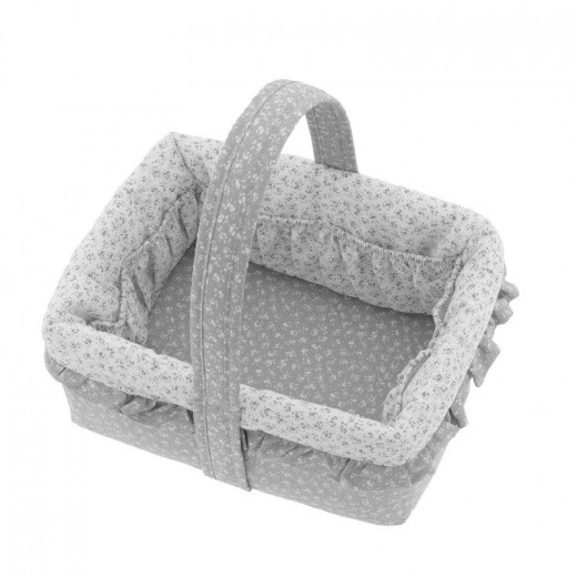 Cambrass Layette Basket  Liberty Grey