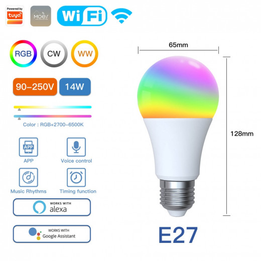 Moes Smart LED Bulb, 4W