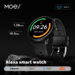 Moes Smart Watch, Round, with Alexa