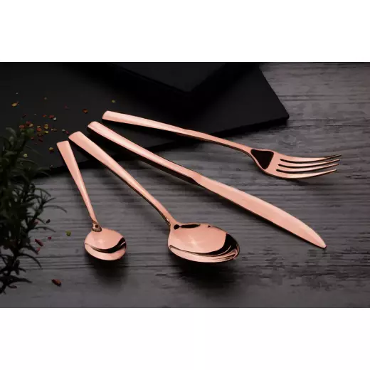 Berlinger Haus 16-piece cutlery set Rosegold Metallic Line