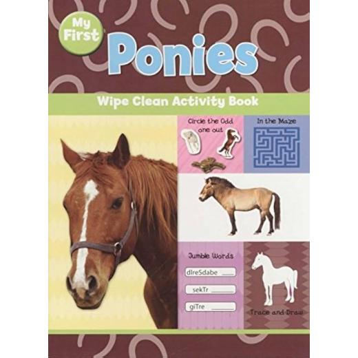 My First Ponies Wipe Activity Book By North Parade