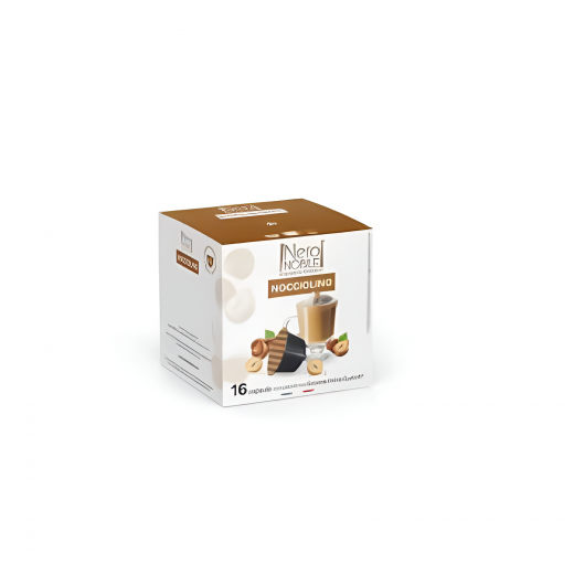 Nero Nobile Nocciolino Hot Drink, Dolce Gusto Compatible 16 Pcs