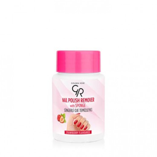 Golden Rose Nail Polish Remover (Strawberry Flavoured - Sponge) 65ml