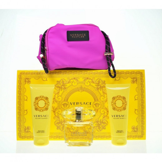 Versace Ladies Yellow Diamond Gift Set Fragrances