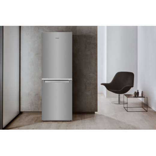 Whirlpool Bottom Mount Fridge-Freezer 60cm A+ 310Lit Inox 6Sense