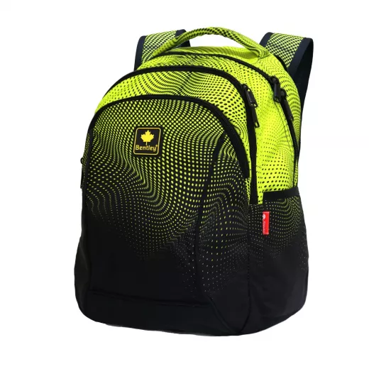 Bentley 2024 Backpack 46cm 3Comp. Dots Black/Yellow / 2353