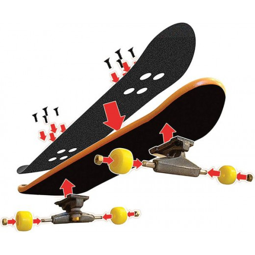 Tech Deck 96mm Fingerboard with Authentic Designs, For Ages 6 and Up (styles vary, one picked at random)