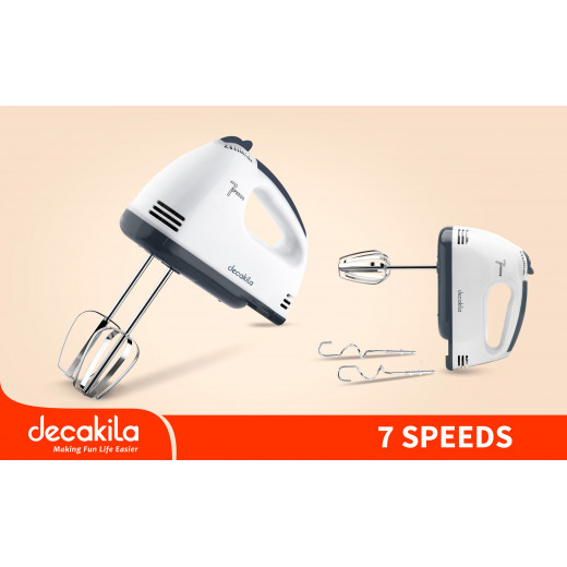 Decakila Hand Mixer 120w | 7speeds (KEMX016W)