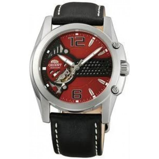 Orient Watch with Leather Strap in Black color