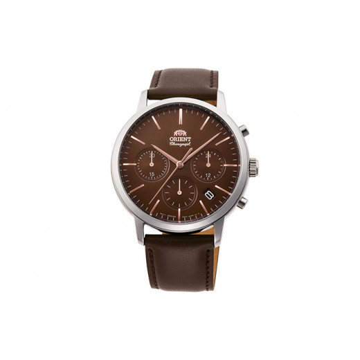 Orient Quartz Contemporary Watch, Leather Strap