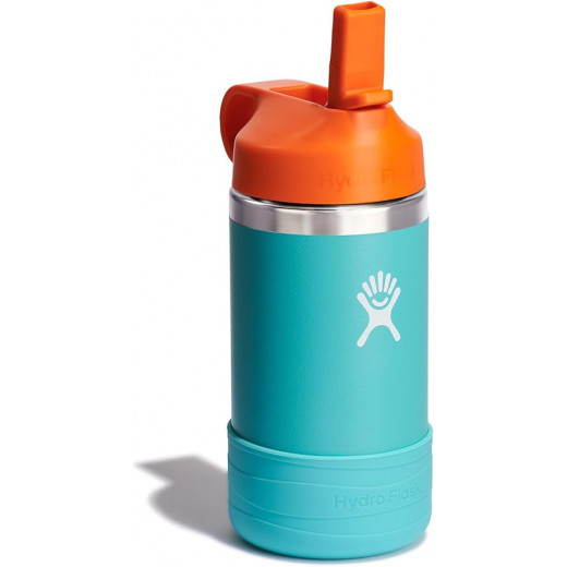 Hydro Flask 12 Oz Kids Wide Mouth Straw Cap and Boot Grass