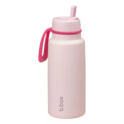 B.box 1l Insulated Flip Top Drink Bottle - Lilac Love